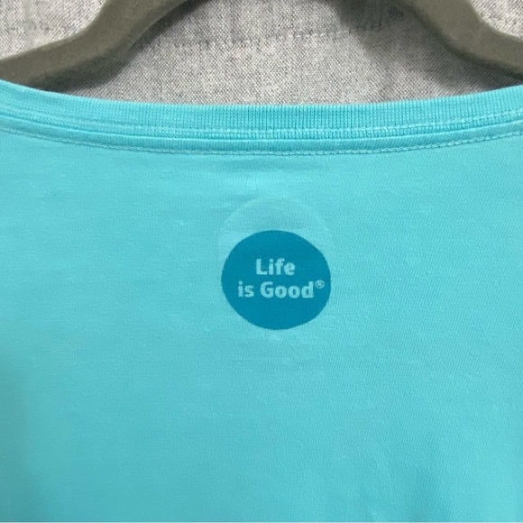 LIFE IS GOOD / Women’s “Happy Hour” Vneck Crusher Tee Classic Fit Size M - Picture 6 of 8